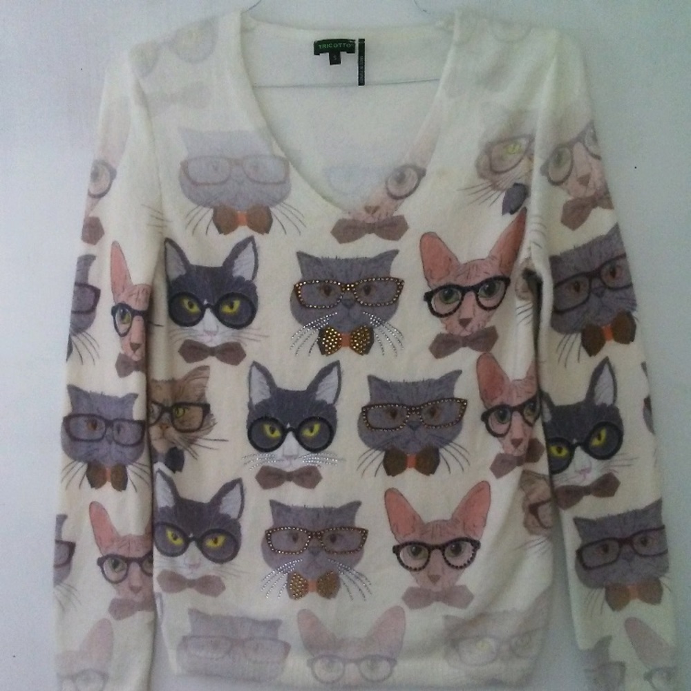 Cute cat sweater